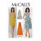 McCall's Patterns Misses' Dresses, A5 (6-8-10-12-14)