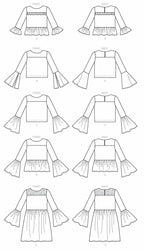 McCall Pattern Company McCall's Women's Flared Cuff Blouse Sewing Patterns,