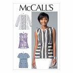 McCall's Patterns Split-Neck, Seam-Detail Tops