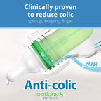 4 PACK Dr. Brown's Anti-Colic Baby Feeding Set with Slow Flow Nipples, Travel