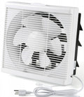 Nalle 10 Inch Window Reversible Exhaust Fan, 13.5X13.5 Through-wall installation