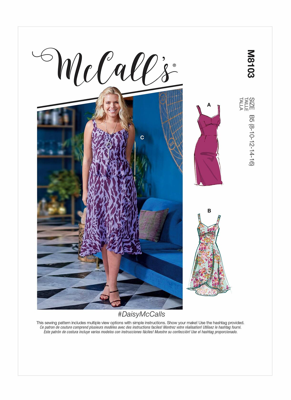 McCall Pattern, 8-10-12-14 8-10-12-14-16
