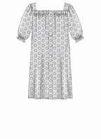 McCall's M7947Y Women's Square Neckline Dress Sewing Patterns, Sizes XS-M