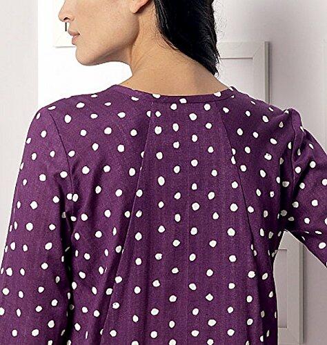 Vogue Patterns V9171 Misses' Side-Drape Tunic, Y (X-Small-Small-Medium)
