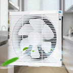 Nalle 10 Inch Window Reversible Exhaust Fan, 13.5X13.5 Through-wall installation