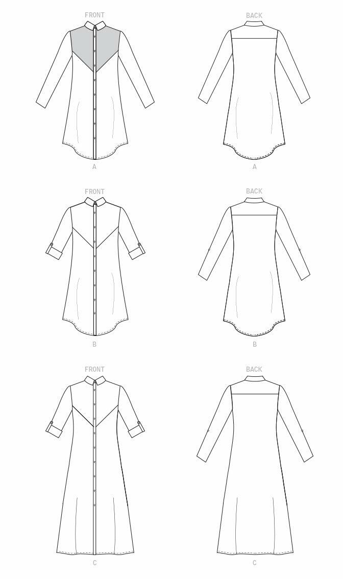 McCall Pattern 14-16-18-2 14-16-18-20-22..