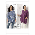Vogue Patterns V9171 Misses' Side-Drape Tunic, Y (X-Small-Small-Medium)