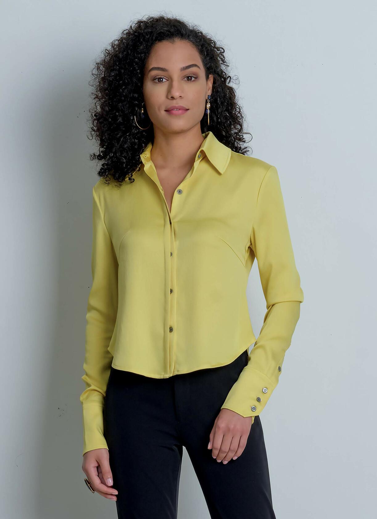 McCall Pattern Company McCall's Women's Button-Up Close Fitting Blouse Sewing
