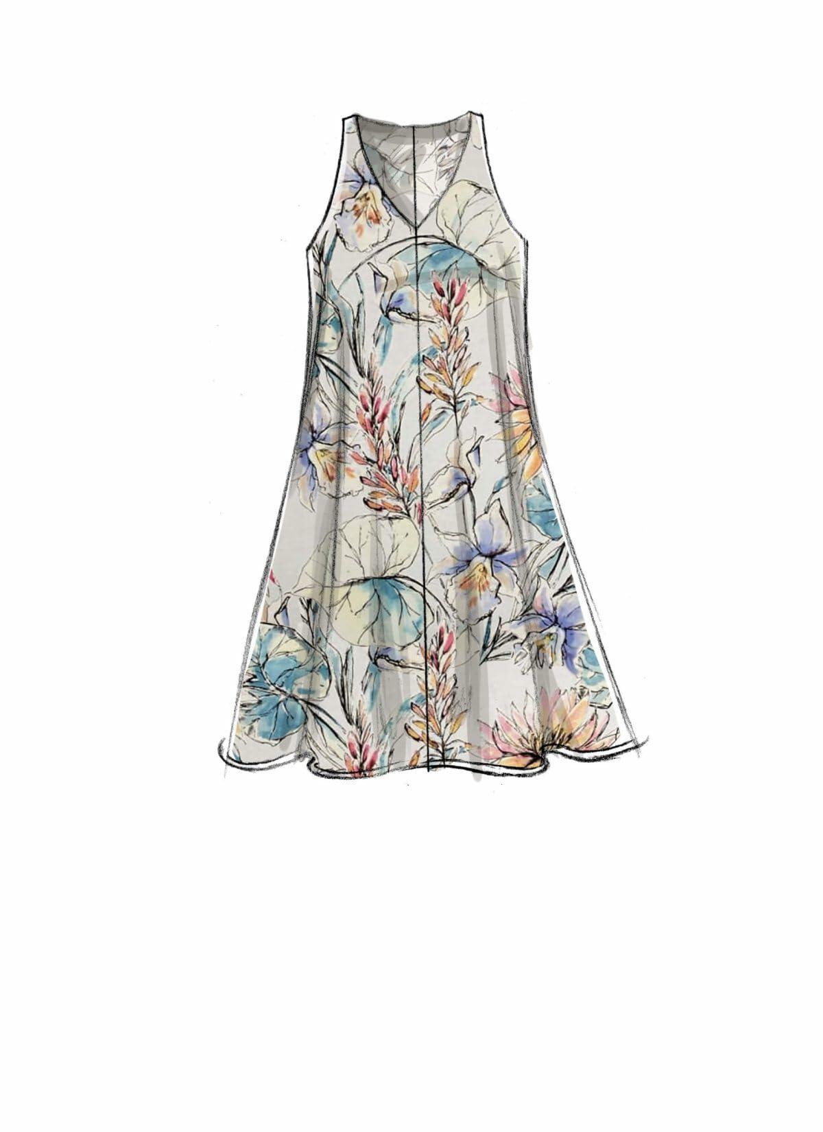 McCall's Patterns Misses' Dresses, A5 (6-8-10-12-14)