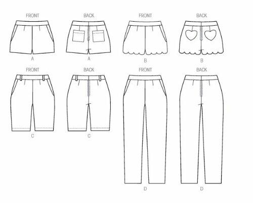 McCall Pattern Company M6930 Misses Shorts and Pants, Size E5