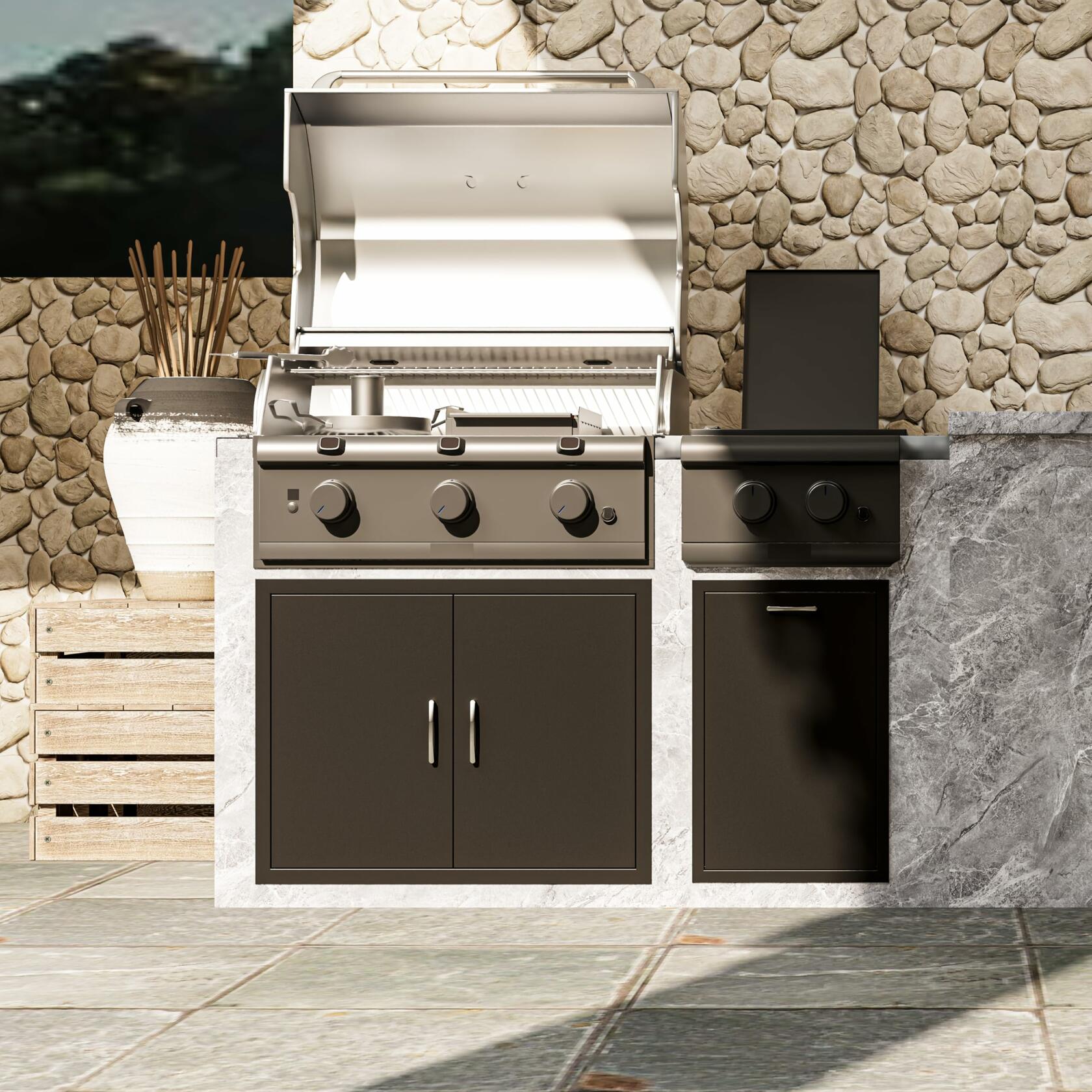 17" x 24" BBQ Outdoor Kitchen Access Doors Access Door for Outdoor Kitchen