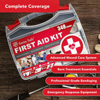 Swiss Safe 2-in-1 First Aid Kit for Car, 348 Pcs, Travel & Home, Businesses -