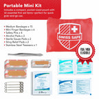 Swiss Safe 2-in-1 First Aid Kit for Car, 348 Pcs, Travel & Home, Businesses -