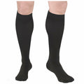 Black 2XL Truform Surgical Stockings, 18 mmHg Compression for Men and Women,