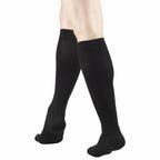 Black 2XL Truform Surgical Stockings, 18 mmHg Compression for Men and Women,