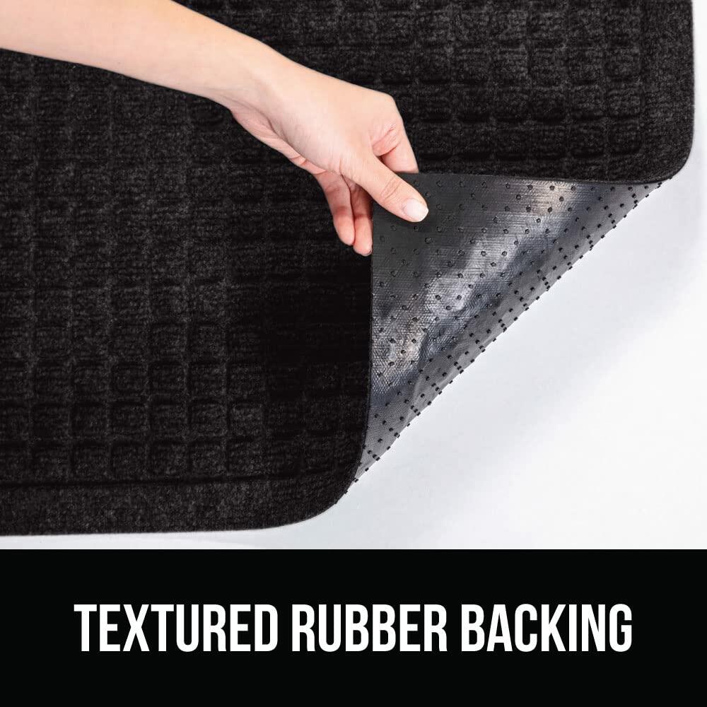 GORILLA GRIP Front Door Mat, 35x23, Indoor Outdoor Ultra Absorbent HydroAbsorb