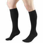 Black 2XL Truform Surgical Stockings, 18 mmHg Compression for Men and Women,