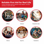 Swiss Safe 2-in-1 First Aid Kit for Car, 348 Pcs, Travel & Home, Businesses -