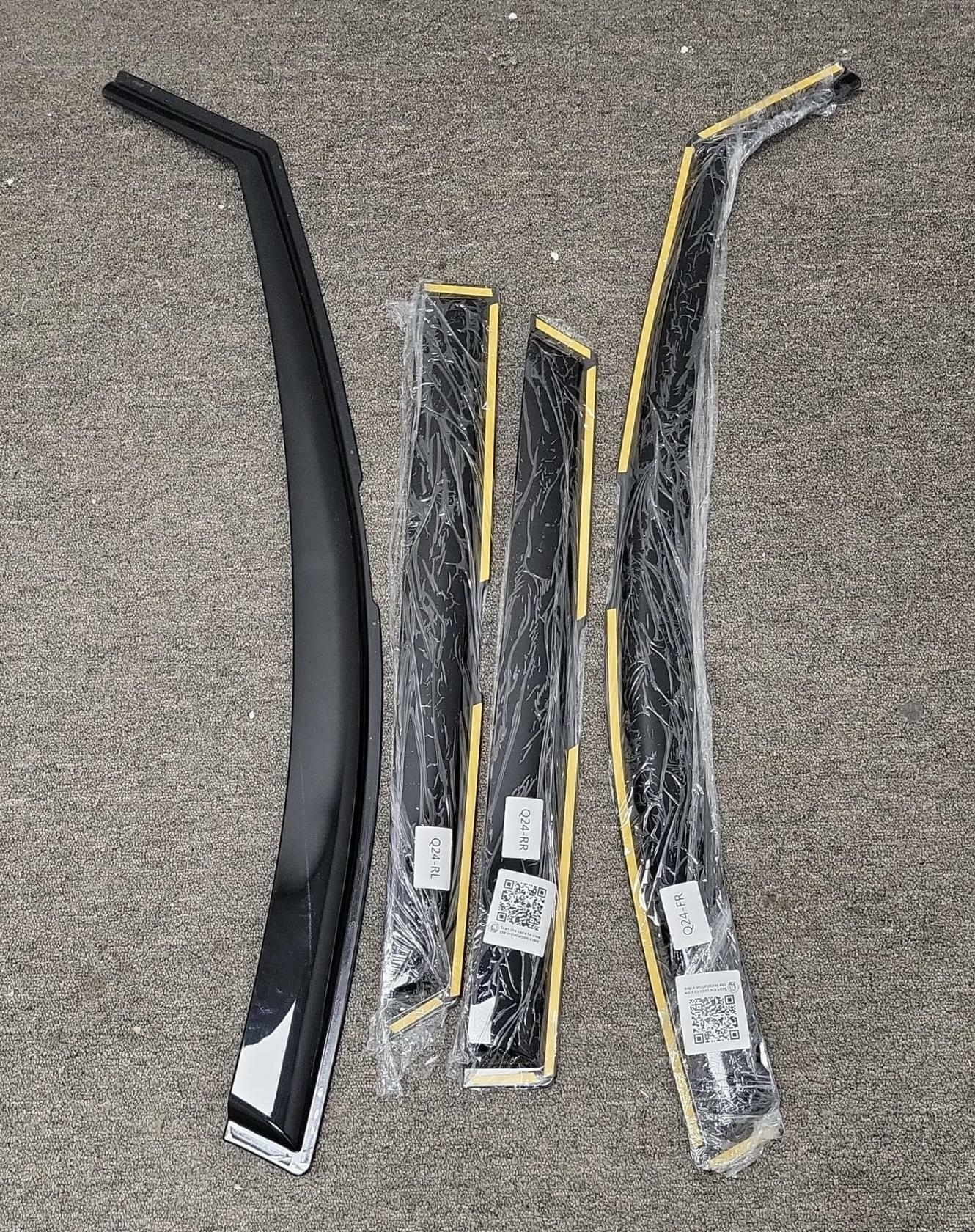 USED - 4 pcs Deejecsun in-Channel Window Rain Guards Fit for Hyundai Tucson 2022