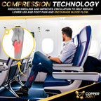 1 Pair CopperJoint Copper Compression Socks for Women & Men, 2X-Large Knee High