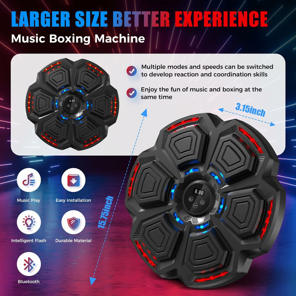 Music Boxing Machine for Adults Kids Smart Boxing Pad Training Machine,Wall