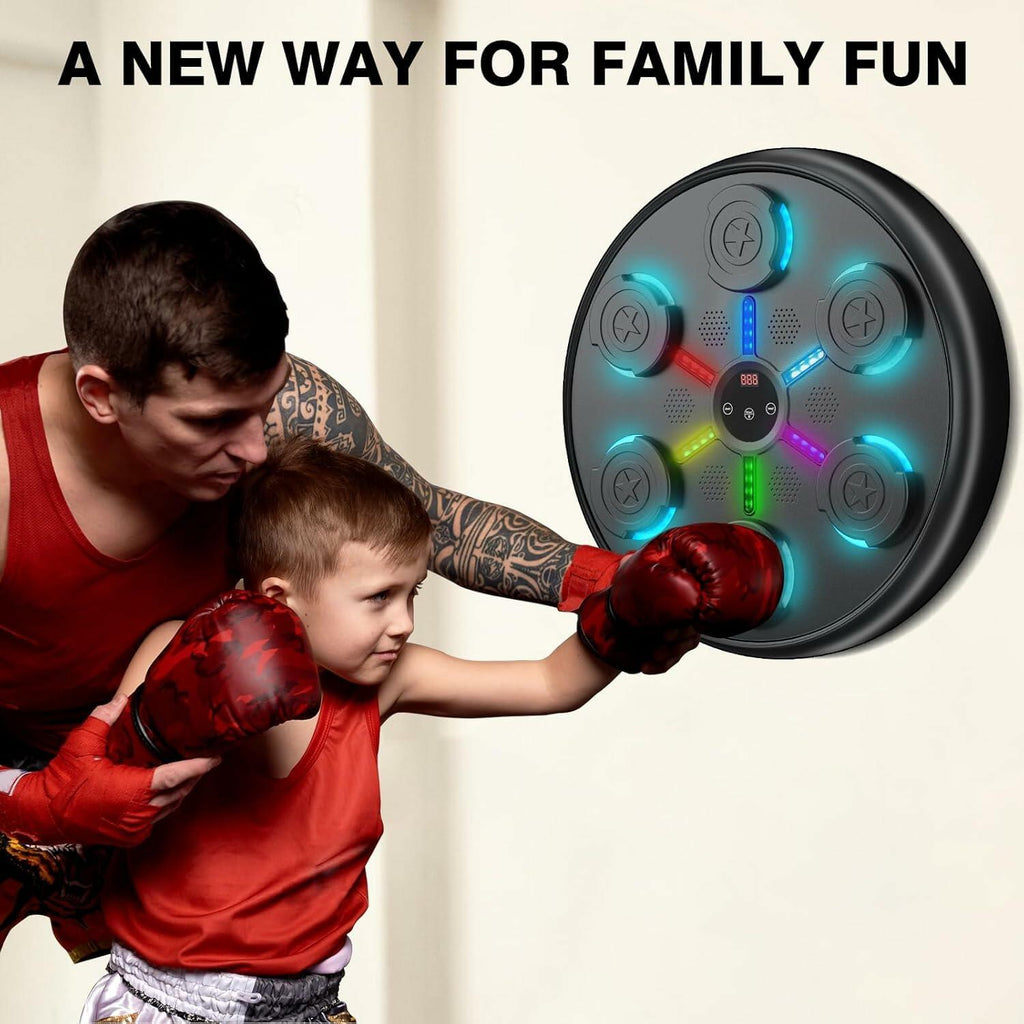 jiaao Music Boxing Machine, 2025 Upgrade Workout Machine for Adults Women Kids,