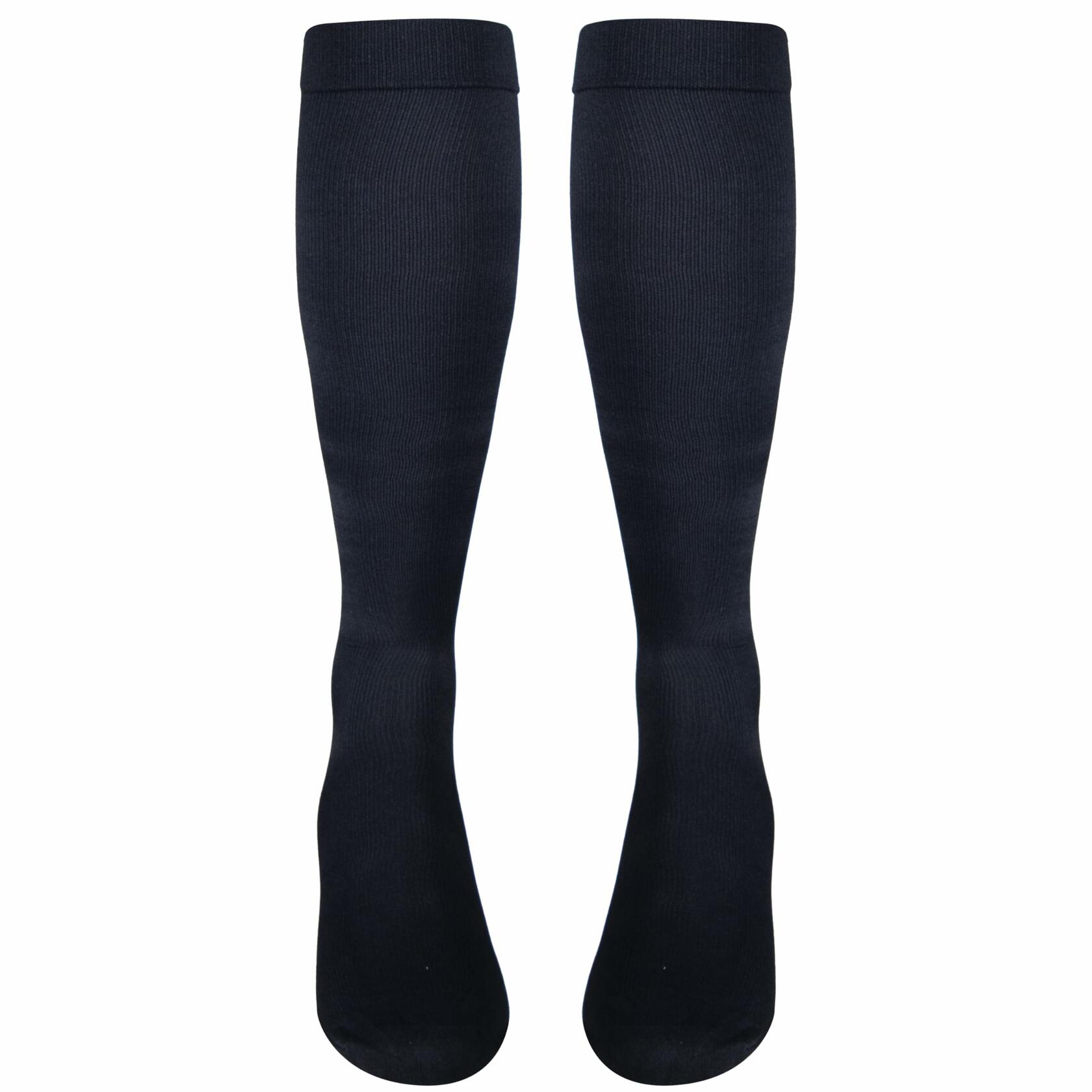 NuVein Men's Compression Socks, 15-20 mmHg Support, Dress Trouser Style, Over