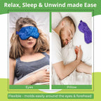 Pack of 1 Nature Creation Lavender Aromatherapy Sleeping Eye Mask Pillow -