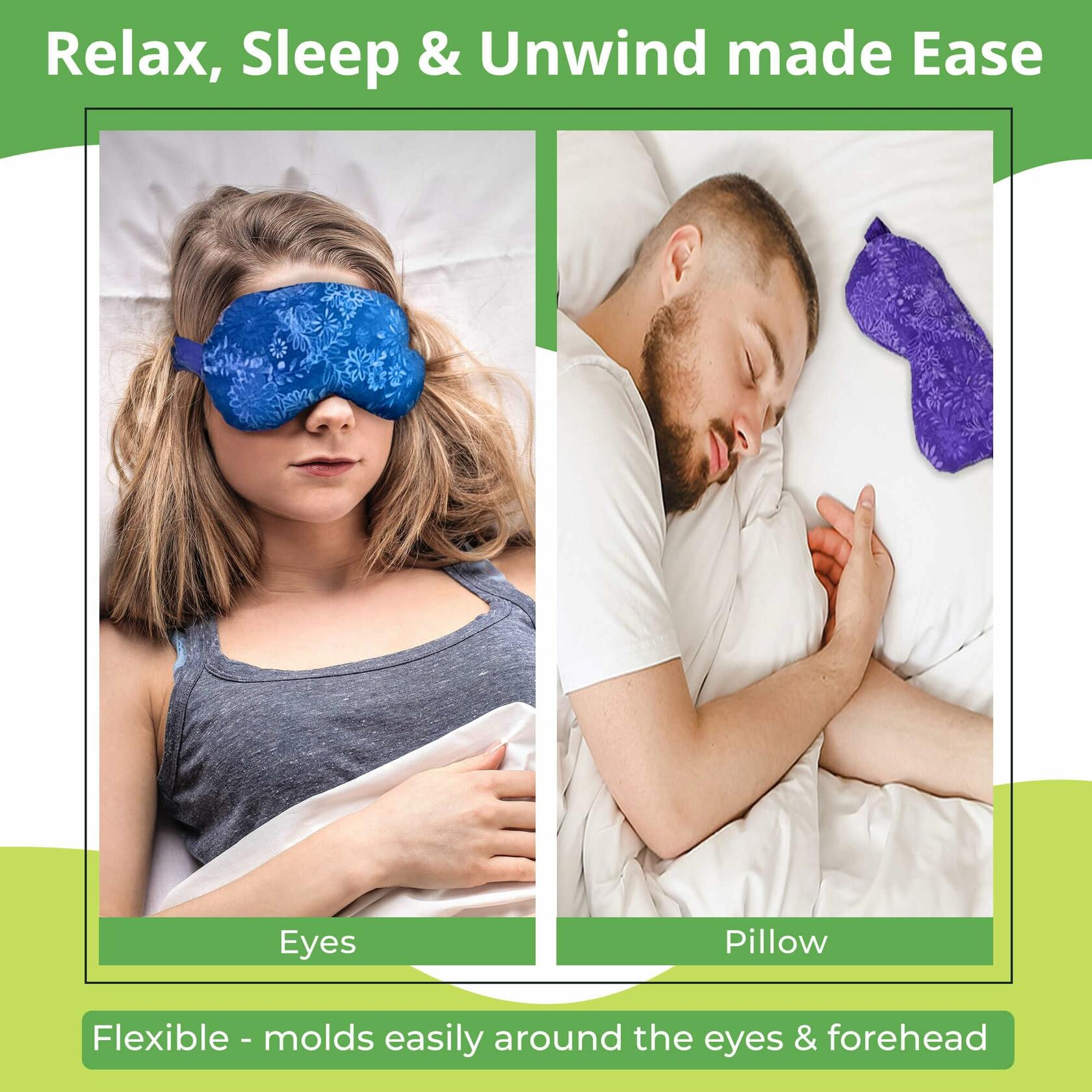 Pack of 1 Nature Creation Lavender Aromatherapy Sleeping Eye Mask Pillow -