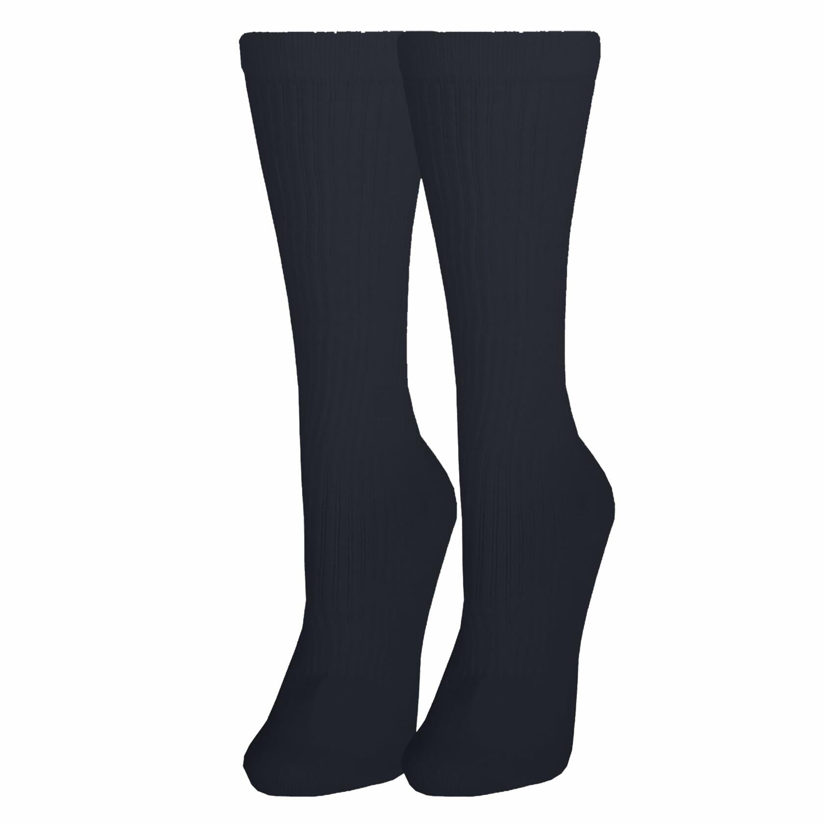 NuVein 15-20 mmHg Medical Compression Socks, Mid Calf Crew Length, Padded