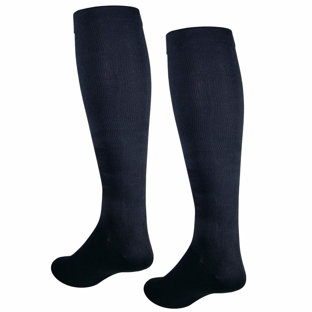 NuVein Men's Compression Socks, 15-20 mmHg Support, Dress Trouser Style, Over