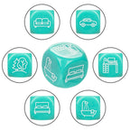 CalExotics Naughty Bits Roll with It Icon-Based Sex Dice Game - SE-4410-77-2