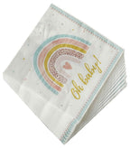 3-Pack Kate Aspen Boho Rainbow Baby Shower Decorations, One Size, Napkins