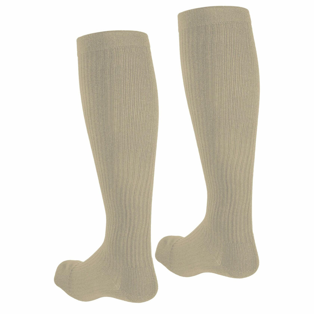 NuVein Compression Socks, 15-20 mmHg Support for Men, Padded Cushion Foot, Knee