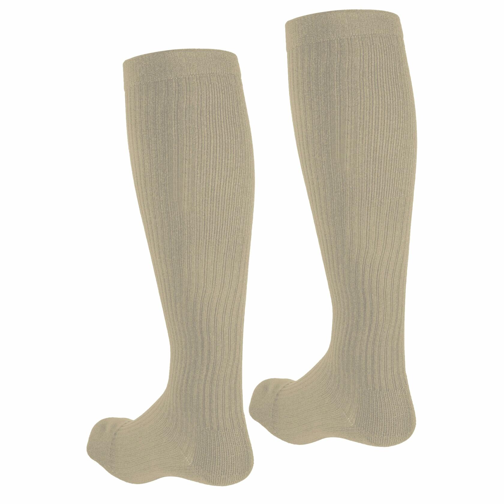 NuVein Compression Socks, 15-20 mmHg Support for Men, Padded Cushion Foot, Knee