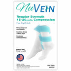 NuVein 15-20 mmHg Medical Compression Socks, Mid Calf Crew Length, Padded