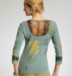 VOGUE PATTERNS V8817 Misses Top, Size F5 (16-18-20-22-24)