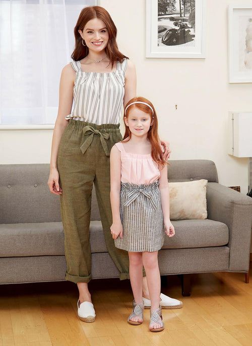 McCall's Patterns McCall's Learn Tank Tops, Skirts, Shorts, and Pants, Women's