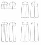 McCall's M7982A5 Women's Shorts and Dress Pants Sewing Patterns, Sizes 6-14