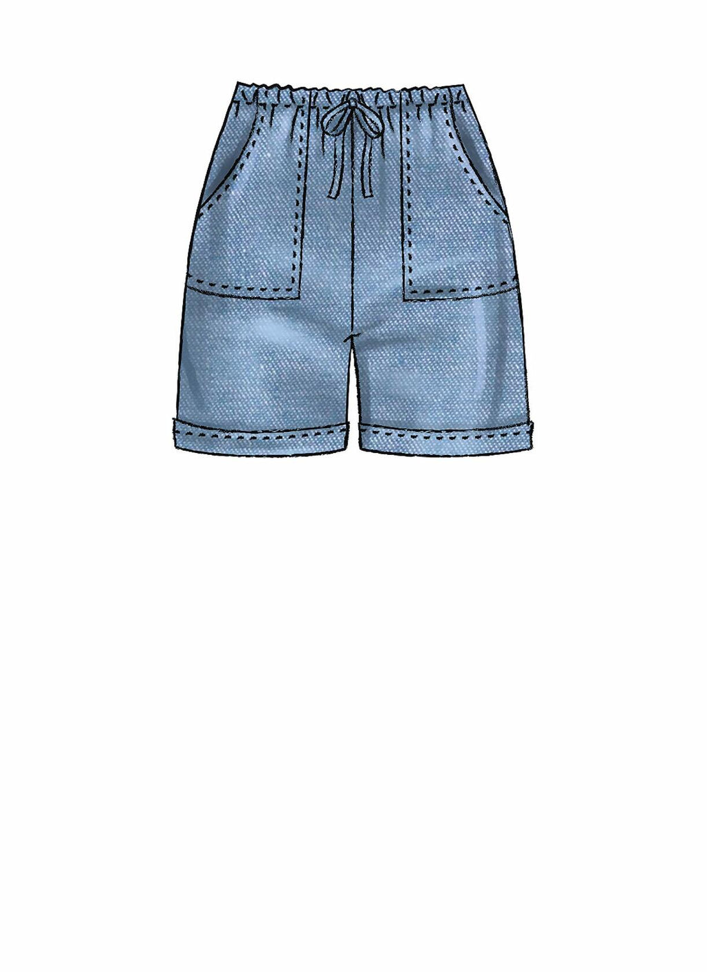 McCall's M7966CCE Learn Girl's Shorts and Pants Sewing Patterns, Sizes 3-6,