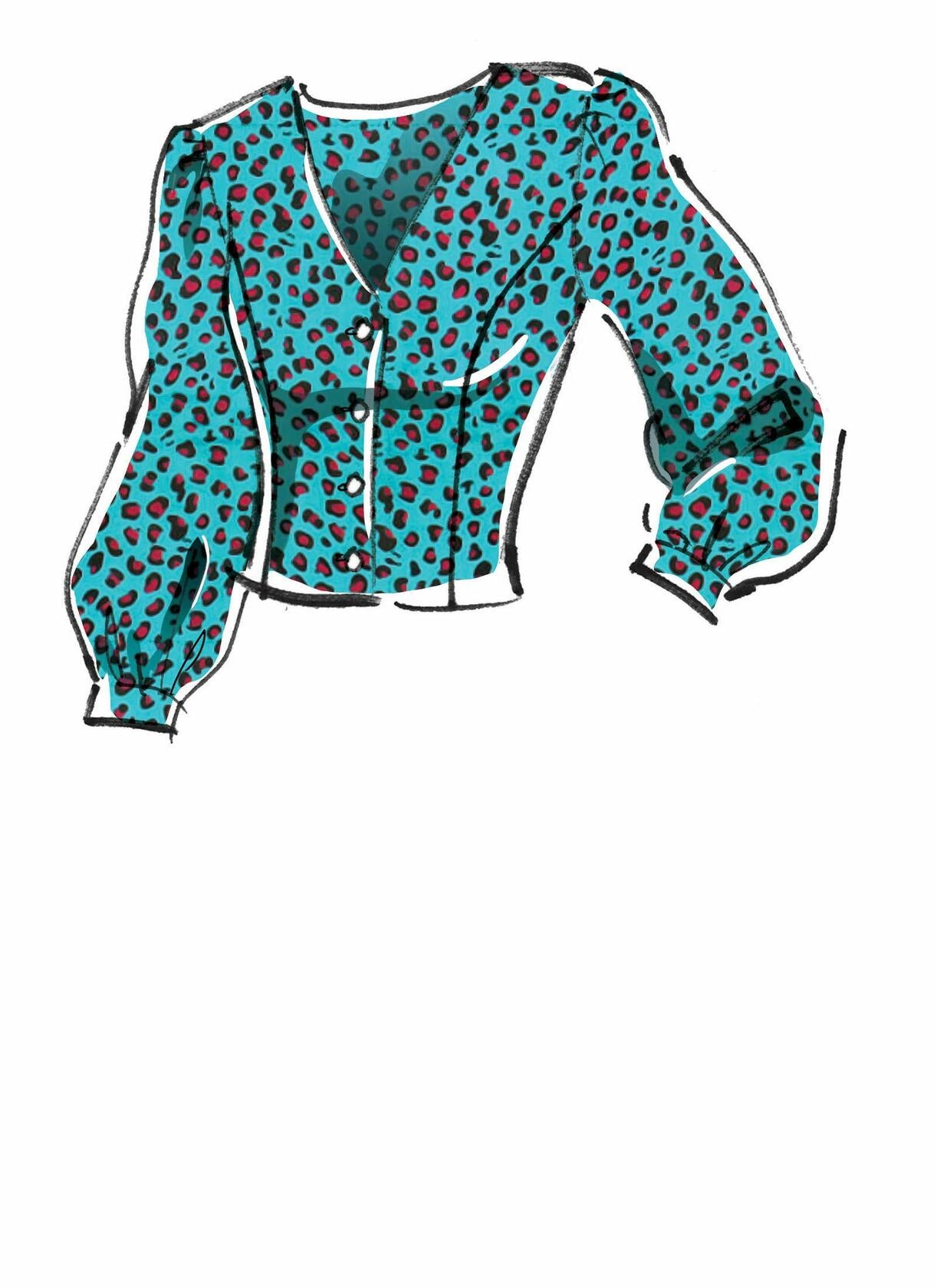 McCall's Pattern Misses' Tops, E5 (14-16-18-20-22) Various
