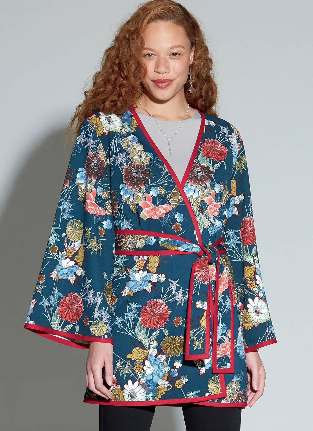 McCall's M7817 Women's V-Neck and Bell Sleeve Jacket Sewing Patterns by Khaliah
