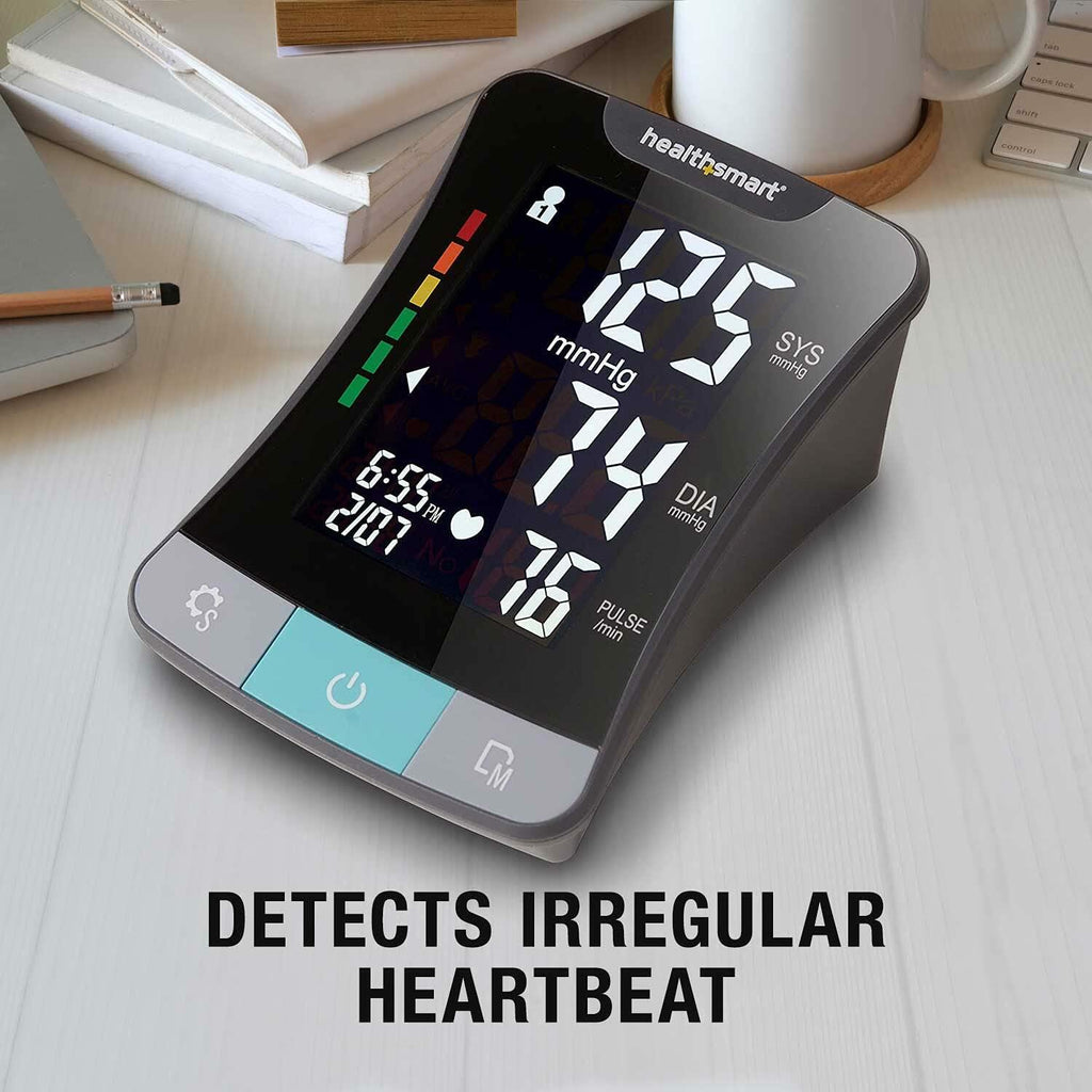 HealthSmart Digital Premium Blood Pressure Monitor with Automatic Upper Arm Cuff
