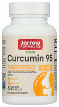 60 Capsules Jarrow Formulas Curcumin 95, Provides Antioxidant Support, 500 mg