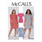 McCall's Women's Unlined Fitted Dress Sewing Patterns, Plus Sizes 18W-24W,