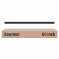 DPXMYG 60 inch Ceiling Fan Downrod with Extension Cord, 5 FT Black Downrod for