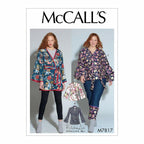 McCall's M7817 Women's V-Neck and Bell Sleeve Jacket Sewing Patterns by Khaliah