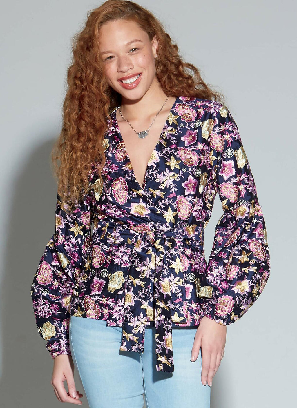 McCall's M7817 Women's V-Neck and Bell Sleeve Jacket Sewing Patterns by Khaliah