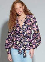 McCall's M7817 Women's V-Neck and Bell Sleeve Jacket Sewing Patterns by Khaliah