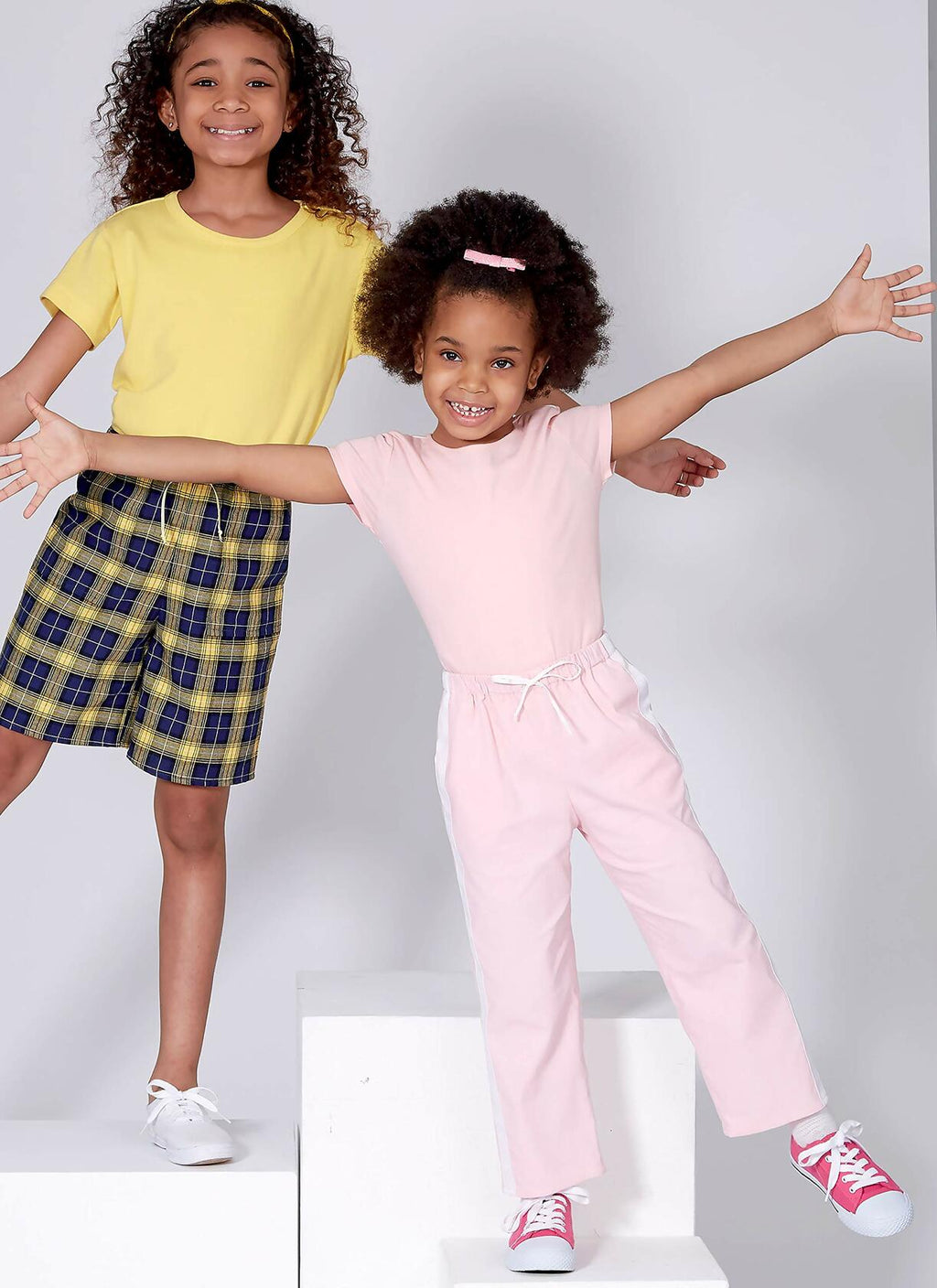 McCall's M7966CCE Learn Girl's Shorts and Pants Sewing Patterns, Sizes 3-6,